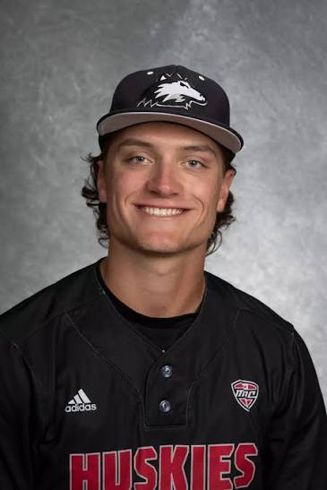 Christian Seegers in a baseball cap and jersey